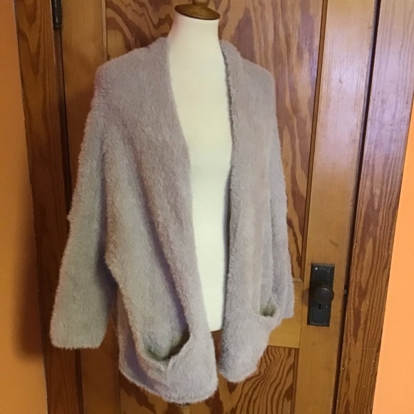 3 for 20 $ bundle Fuzzy oversized teddy bear cardigan sweater - Picture 4 of 10